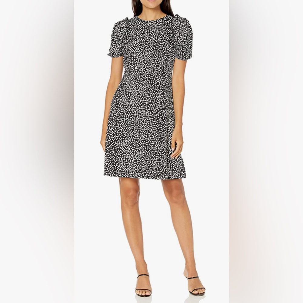 Lark & Ro Puff Sleeve Dress